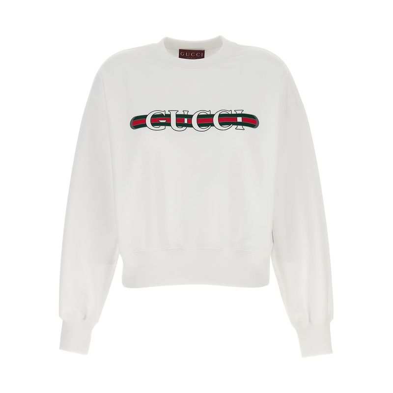 Gucci Women Gucci Web Sweatshirt